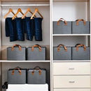 Kit 5 Organizadores de Roupas com Divisórias | Caixa de Armazenamento Dobrável – Orizon