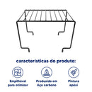 Kit Organizador de Armário Empilhável em Aço | Prateleira Organizadora de Cozinha – Orizon