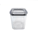 Kit Potes Herméticos Acrílico Cristal 200ml Empilháveis | Organizador de Alimentos com Vedação Premium – Orizon