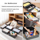 Kit 5 Organizadores de Roupas com Divisórias | Caixa de Armazenamento Dobrável – Orizon