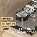 Suporte Porta Vassoura com Ventosa a Vácuo | Organizador de Parede sem Furar – Orizon