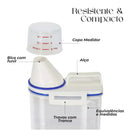 Dispenser Organizador de Lavanderia 2,5L com Copo Medidor | Pote Hermético – Orizon
