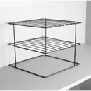 Suporte para Pratos Organizador de Armário 2 Andares em Aço | Cozinha – Orizon