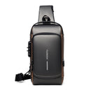 Bolsa de Ombro Antifurto com Carregamento USB