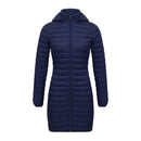 Casaco Feminino de Inverno Acolchoado de Algodão