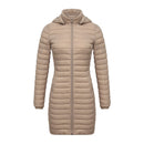 Casaco Feminino de Inverno Acolchoado de Algodão