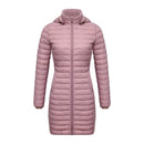 Casaco Feminino de Inverno Acolchoado de Algodão