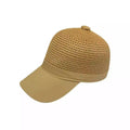 Chapéu Boné Feminino de Palha Aba Curva para Praia