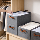 Kit 5 Organizadores de Roupas com Divisórias | Caixa de Armazenamento Dobrável – Orizon