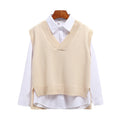 Colete Feminino Tricotado Gola V | ClassyVibe