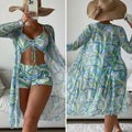 Conjunto Biquíni 3 Peças com Saída de Praia Kimono