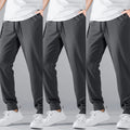 Kit 3 Calças Masculino de Moletom Jogger Flaneladas