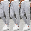 Kit 3 Calças Masculino de Moletom Jogger Flaneladas