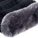 Kit Inverno Completo Unissex Touca de Frio com Gola Forrada e Luva