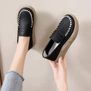 Mocassim Anatômico Feminino de Couro | FashionEase