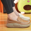 Mocassim Anatômico Feminino de Couro | FashionEase