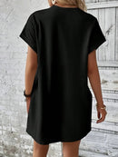 Vestido Feminino Básico com Bolso Lateral