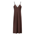 Vestido Feminino Elegante de Verão com Decote V